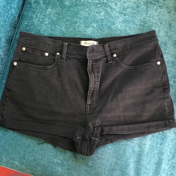 Madewell High-Rise Denim Shorts - Picture 1 of 5